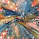 Tissu coton imprimé batik Avara