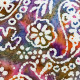 Tissu coton imprimé batik Jaya Rose