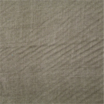 Tissu lin Lowell   Taupe