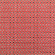 Tissu coton imprimé Oeko-Tex Saki Rouge / Blanc