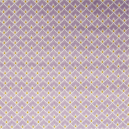 Tissu coton imprimé Oeko-Tex Ecaille  Violet