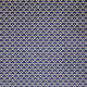 Tissu coton imprimé Oeko-Tex Eventail  Bleu indigo